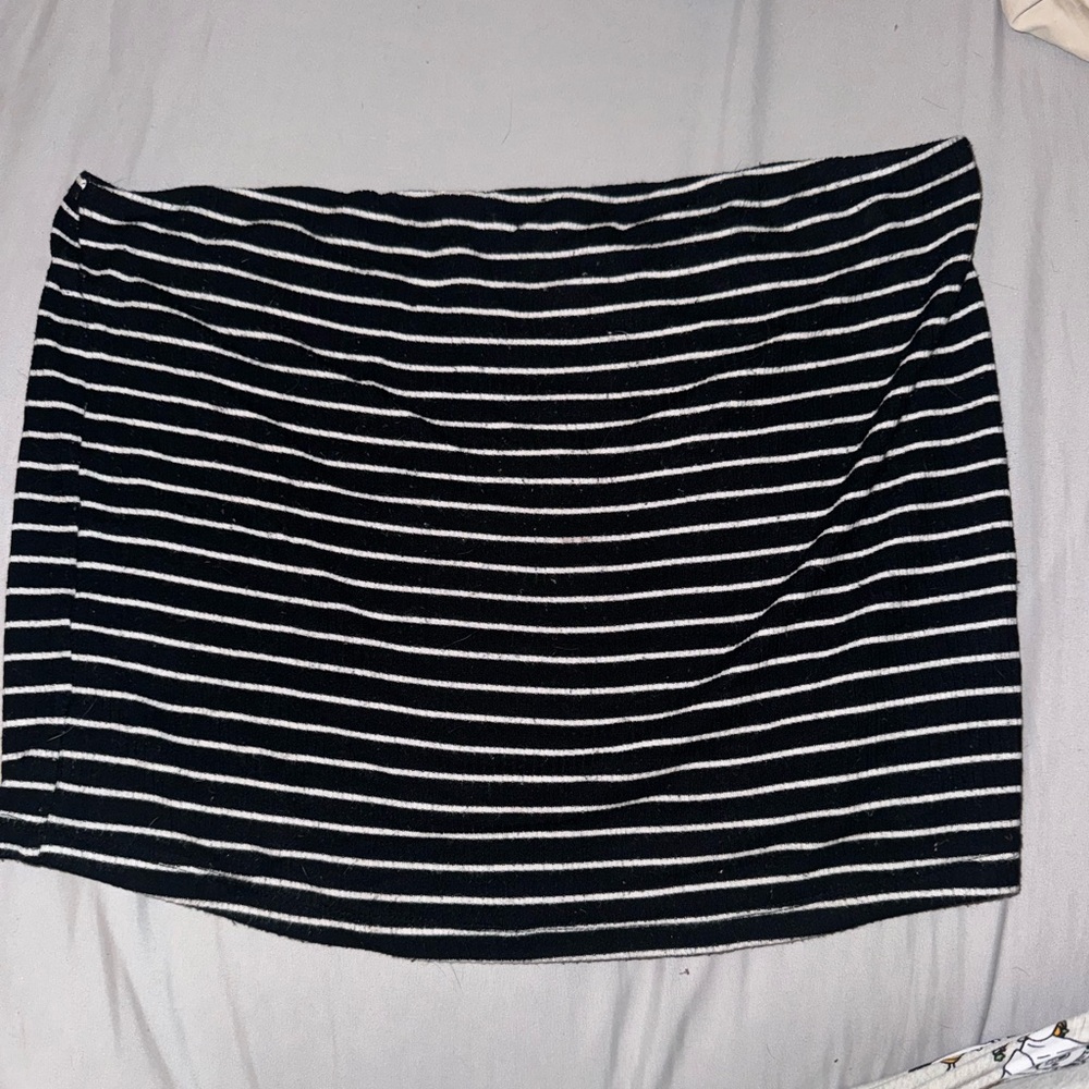 Striped tube top
